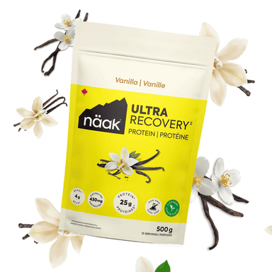 Näak Protein Drink 15 Serving Pouch (500g) / Vanilla Ultra Recovery Protein Powder XMiles