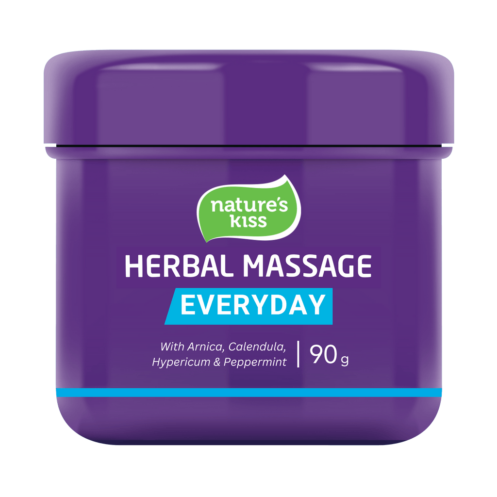 Nature’s Kiss Massage / Muscle Rubs 90g Tub Nature’s Kiss Herbal Massage XMiles