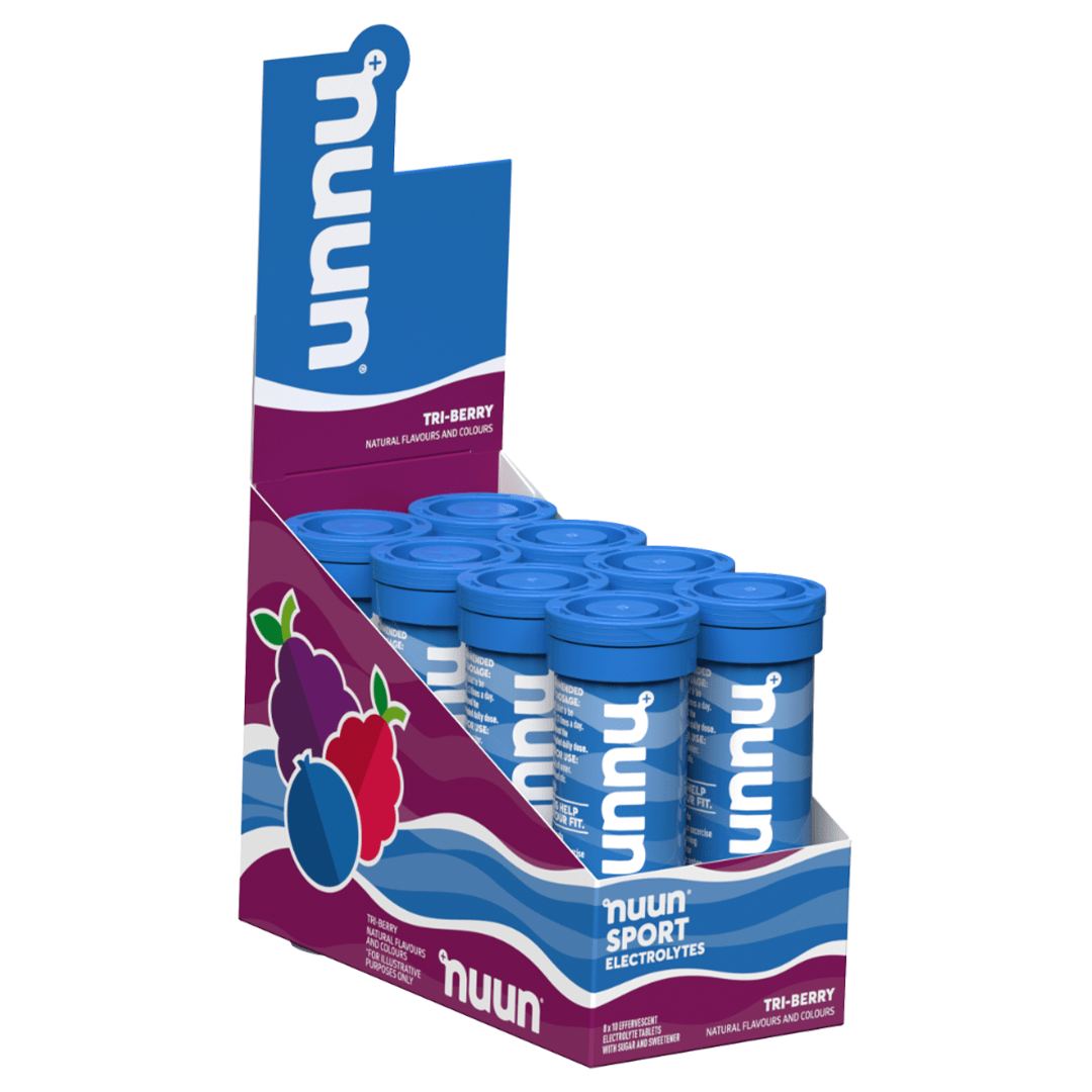 Nuun Electrolyte Drinks Box of 8 Tubes / Sport: Berry Nuun Sport XMiles