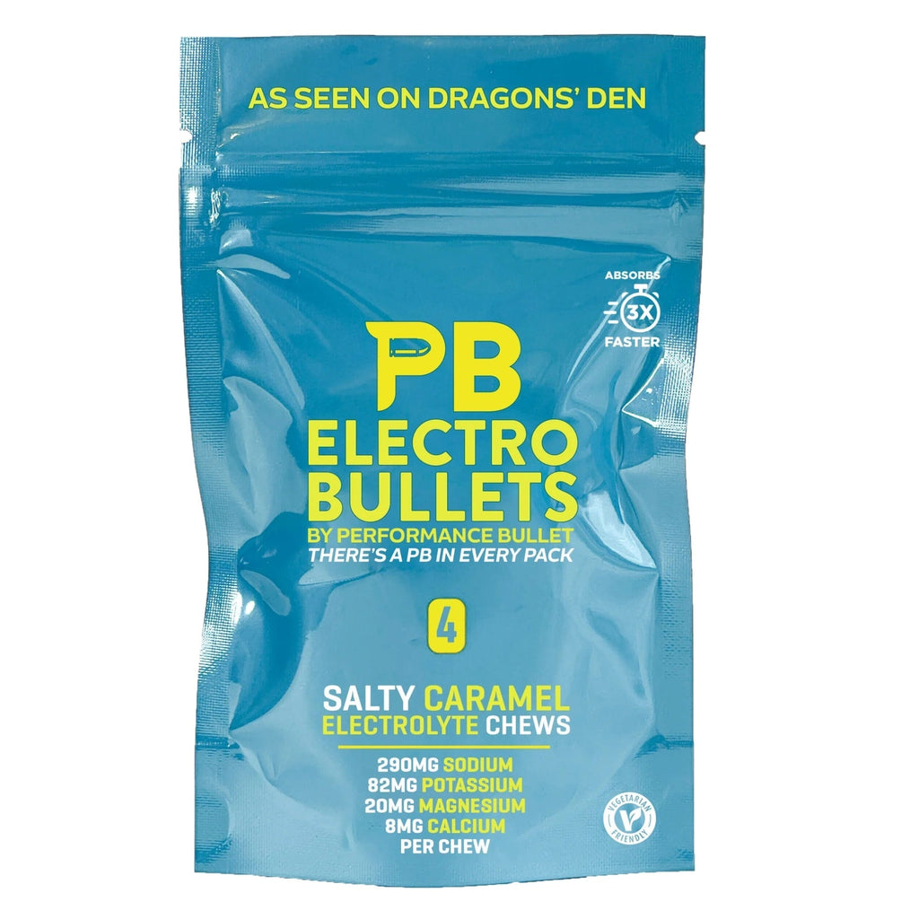 Performance Bullet Chews Single Serve / Salty Caramel Electro Bullet Chews XMiles