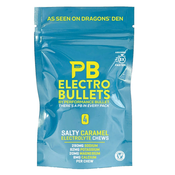 Performance Bullet Chews Single Serve / Salty Caramel Electro Bullet Chews XMiles