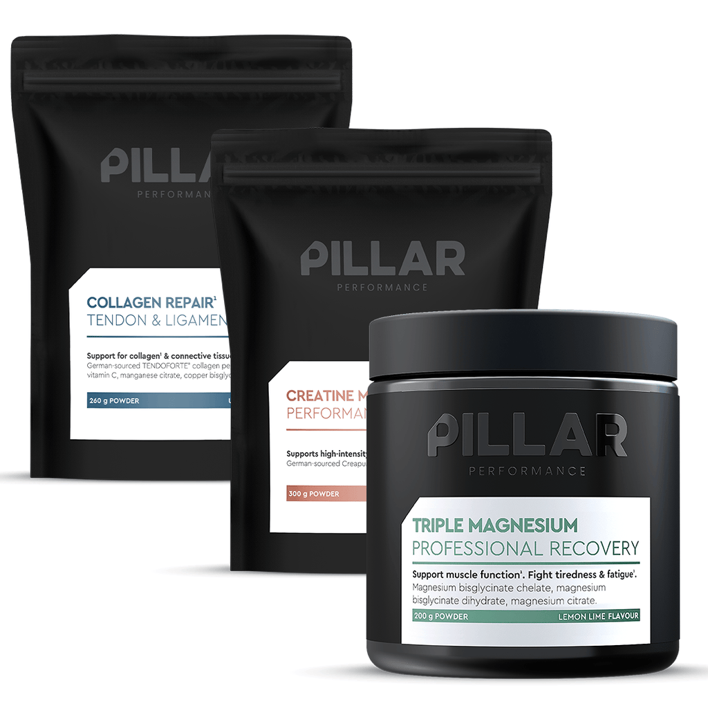 PILLAR Supplement 40 Serve Jar (200g) / Lemon & Lime PILLAR Specialist Pack XMiles