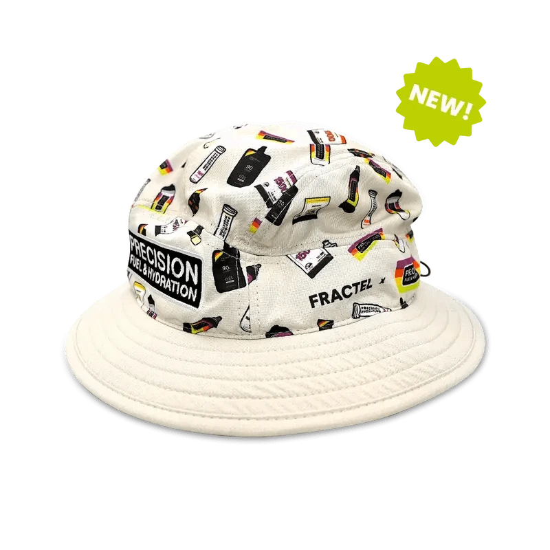 Precision Fuel & Hydration Headwear Sticker PF&H Bucket Hat XMiles