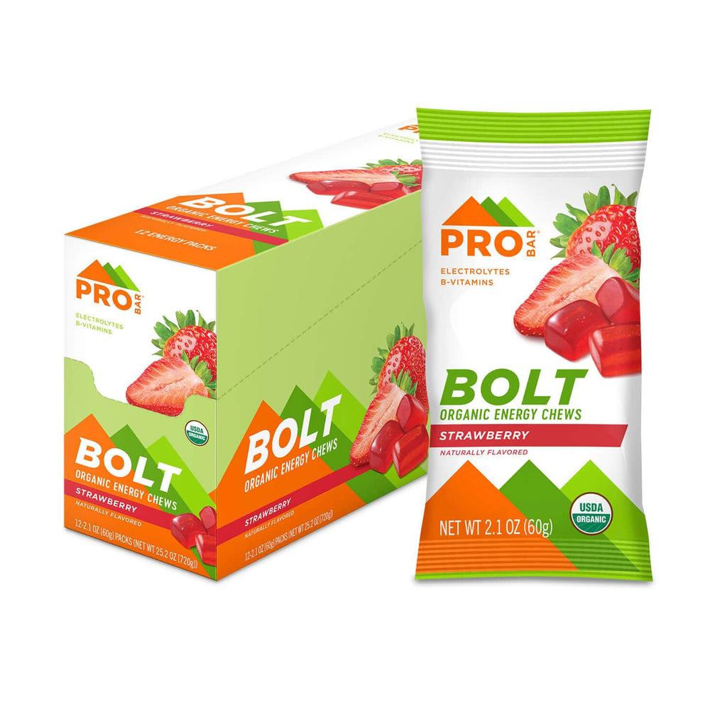 PROBAR Chews Single Serve / Strawberry BOLT Energy Chews XMiles