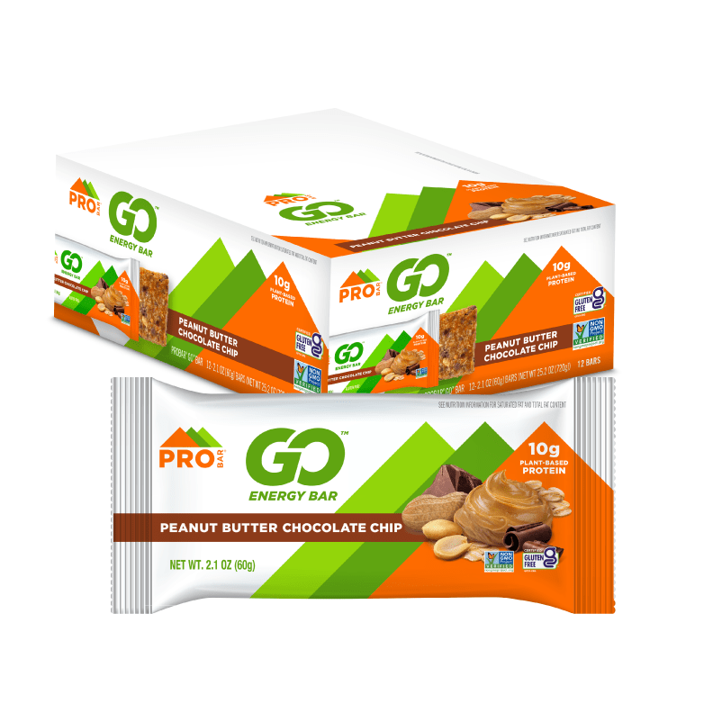 PROBAR Energy Bars Single Serve / Peanut Butter Chocolate Chip GO Energy Bar XMiles