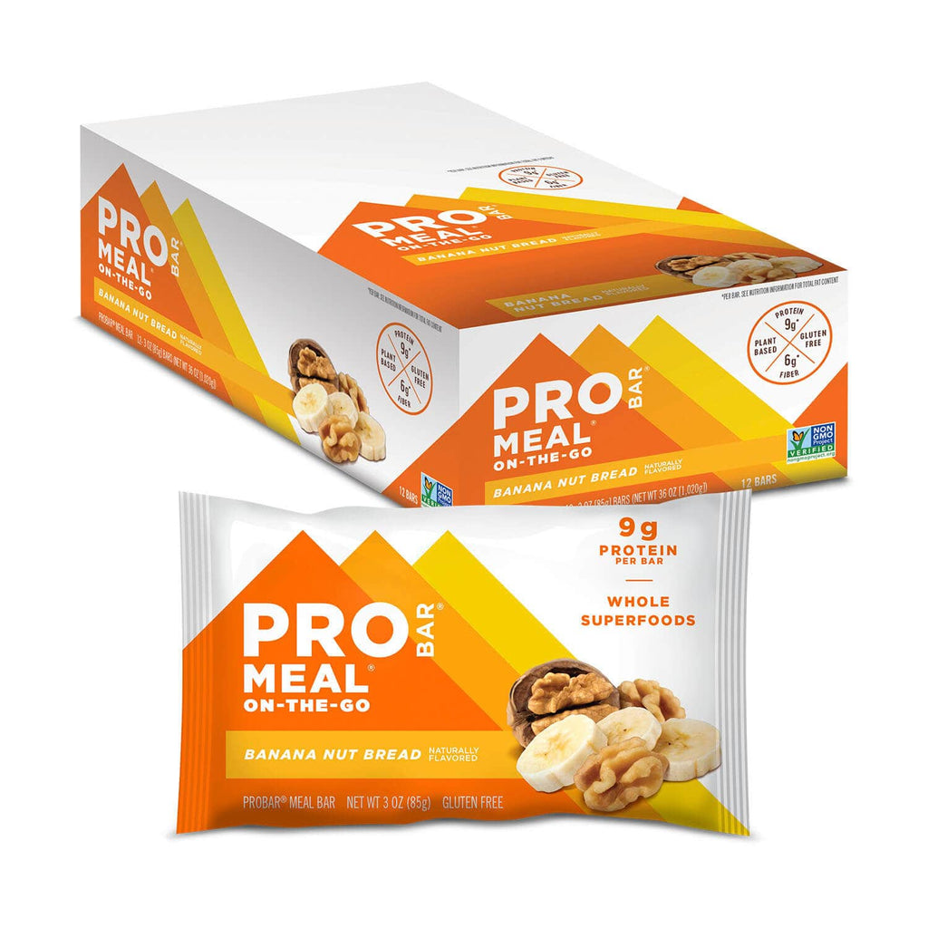 PROBAR Meal Replacement Single Serve / Banana Nut Bread Meal Bars XMiles