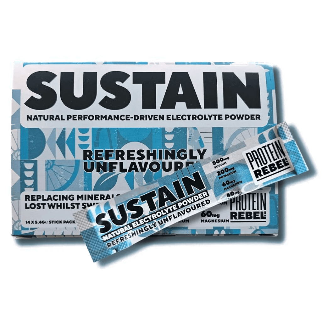 Protein Rebel Electrolyte Drinks Box of 14 / Unflavoured Sustain Electrolytes XMiles