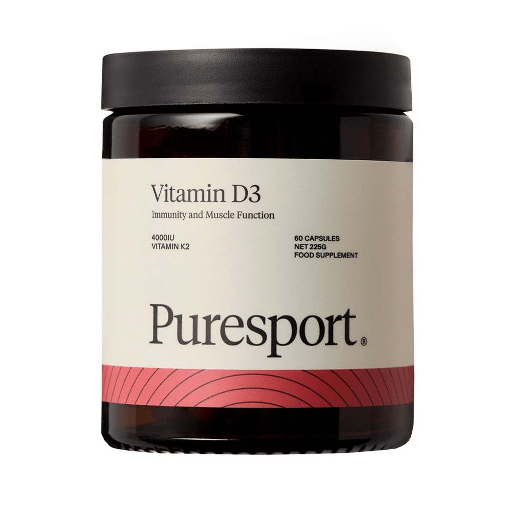 Puresport Supplement 60 Capsules / 4000IU Vitamin D3 + K2 4000IU Vitamin D3 + K2 XMiles