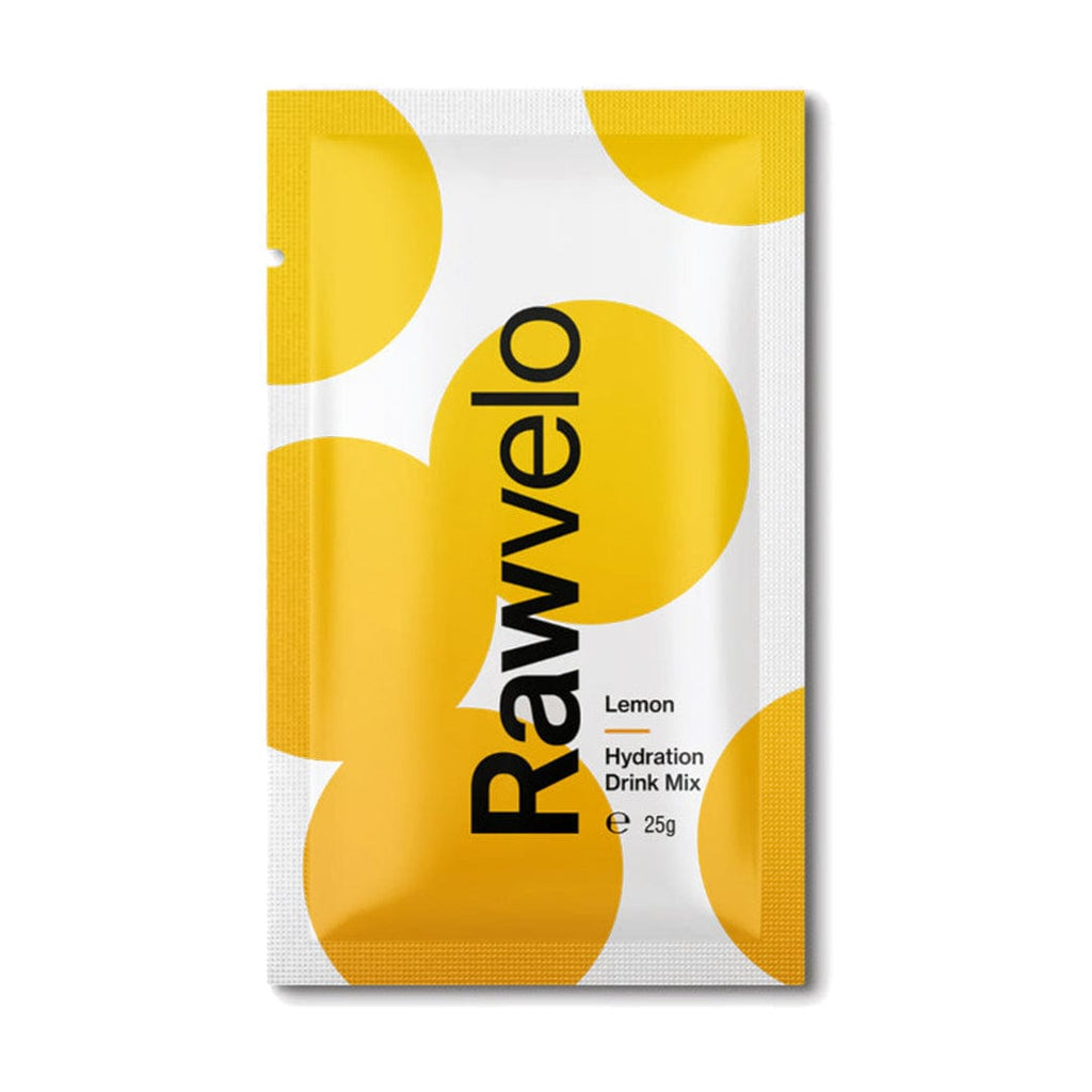 Rawvelo Energy Drink Single Serve / Lemon Organic Hydration Drink Mix XMiles