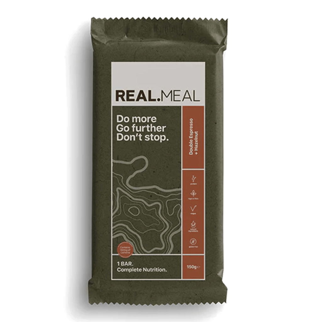 RealMeal Meal Replacement Single Serve / Double Espresso & Hazelnut RealMeal Bar XMiles