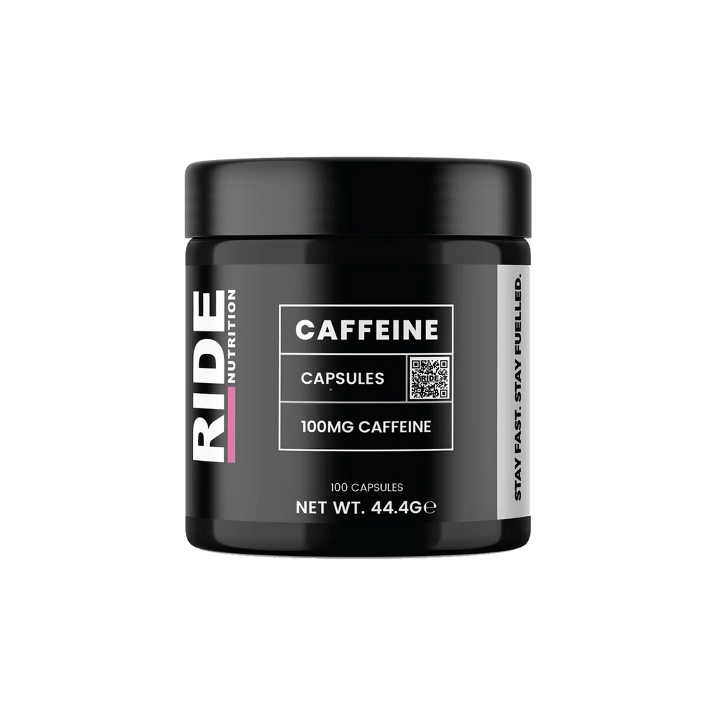 RIDE Nutrition 100ct Tub Caffeine Capsules XMiles