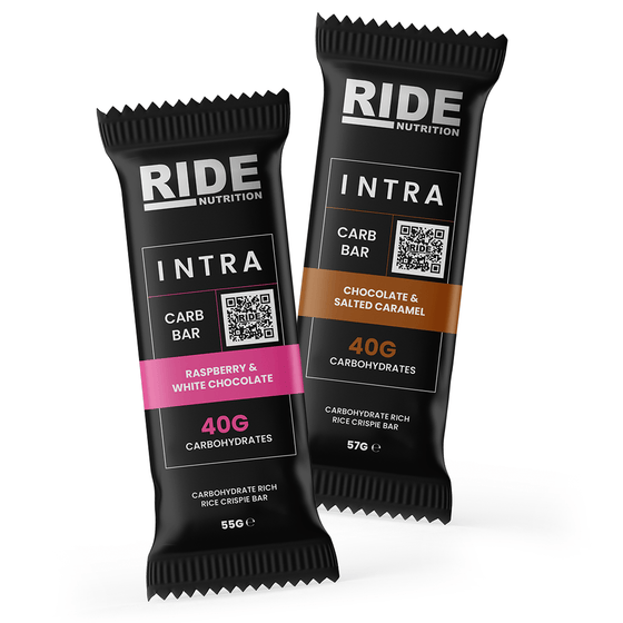 RIDE Nutrition Energy Bars Box of 12 / Mixed INTRA Carb Bar XMiles