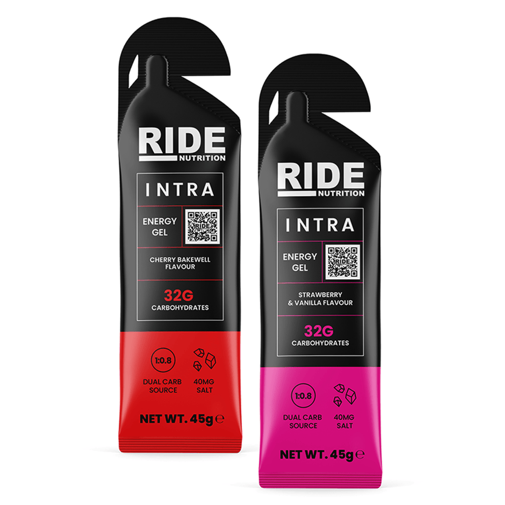 RIDE Nutrition Gels Box of 12 / Mixed INTRA Energy Gel XMiles