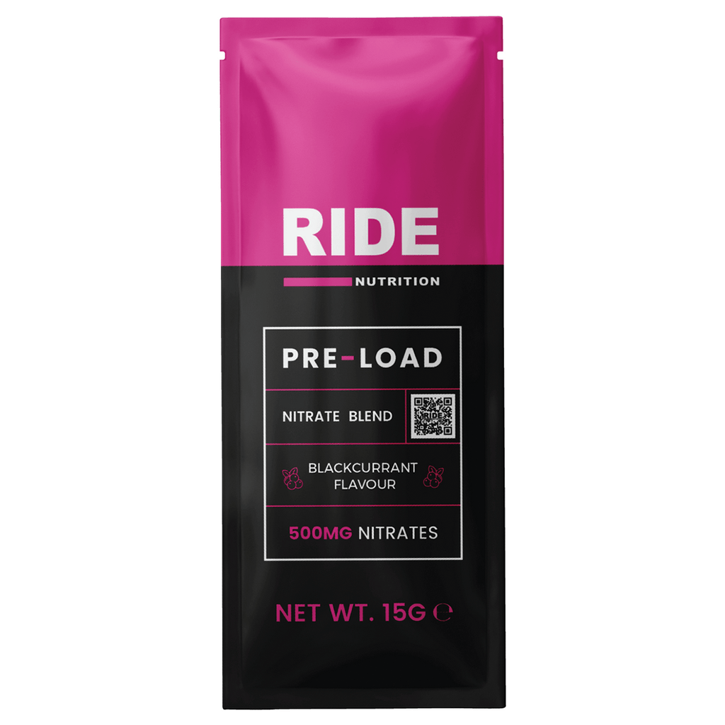 RIDE Nutrition Supplement Single Serve Pre-Load Nitrate Blend XMiles