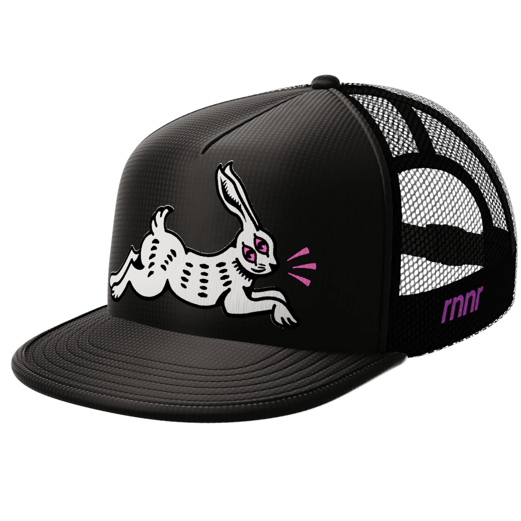rnnr Headwear Standard (56cm) / All Luck Black Trucker Hat XMiles