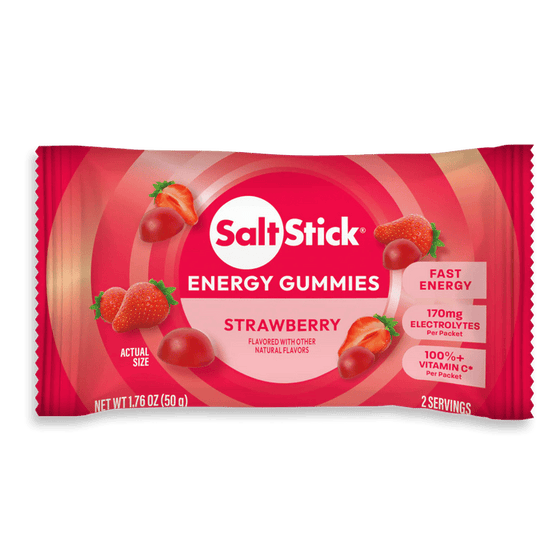 SaltStick Chews Single Serve / Strawberry Energy Gummies XMiles