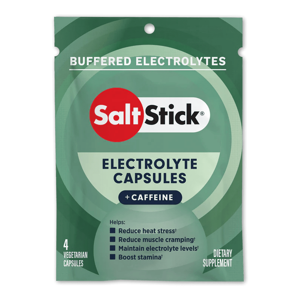 SaltStick Supplement Packet (4ct) / Electrolyte Caps + Caffeine SaltStick Caps PLUS XMiles