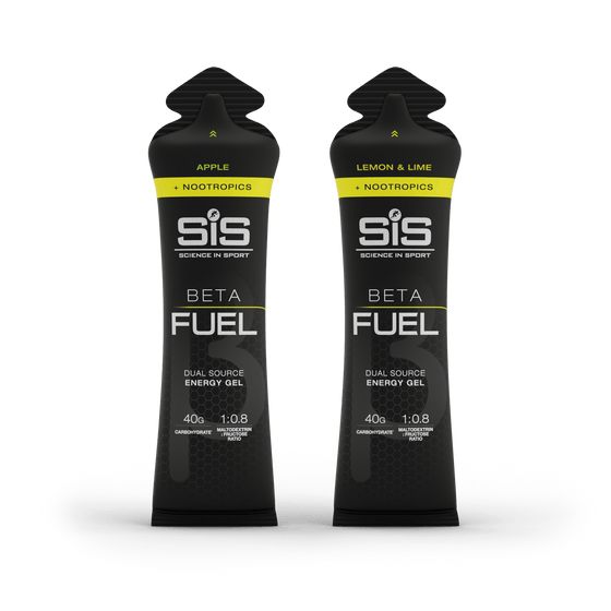 SiS Gels Pack of 6 / Mixed Beta Fuel + Nootropics Energy Gel XMiles