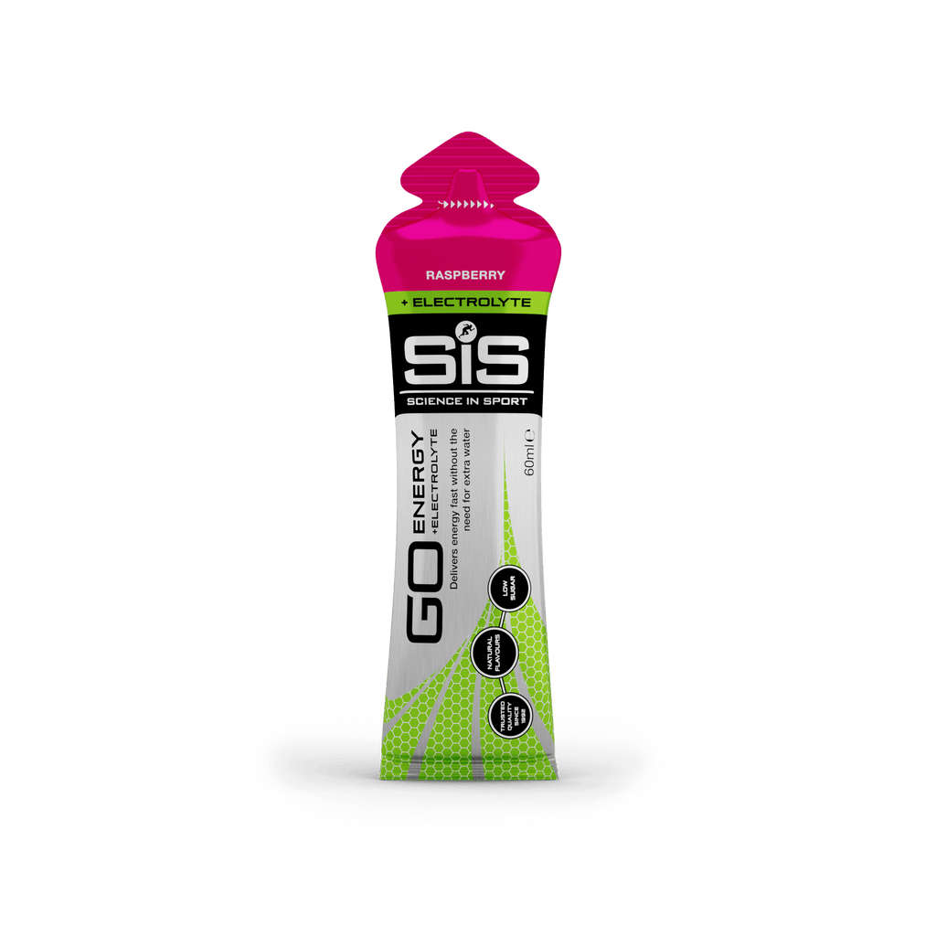 SiS Gels Single Serve / Raspberry GO Energy + Electrolyte Gel XMiles