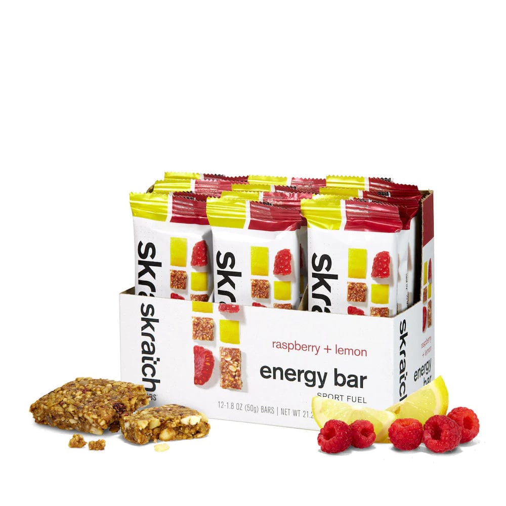 Skratch Labs Chews Box of 12 / Raspberry Lemon Skratch Labs Sport Energy Bar XMiles