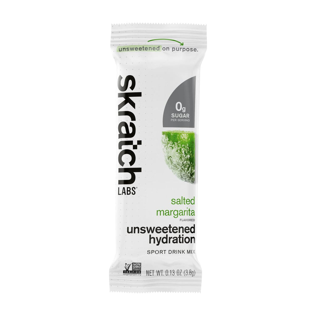 Skratch Labs Electrolyte Drinks Single Serve / Salted Margarita Unsweetened Hydration Sport Drink Mix XMiles