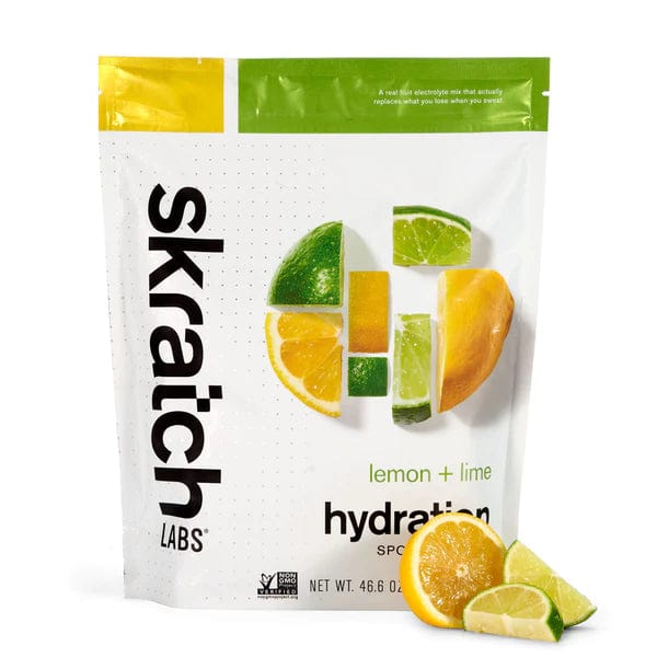 Skratch Labs Energy Drink 60 Servings Pouch (1.3kg) / Lemon & Lime Skratch Labs Sport Hydration Drink Mix XMiles