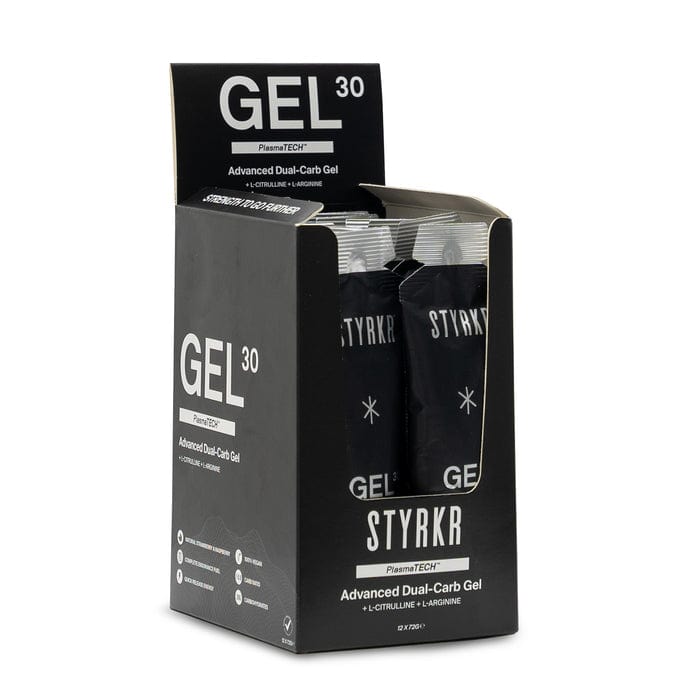 STYRKR Gels Box of 12 / Dual-Carb GEL30 Dual-Carb Gel XMiles