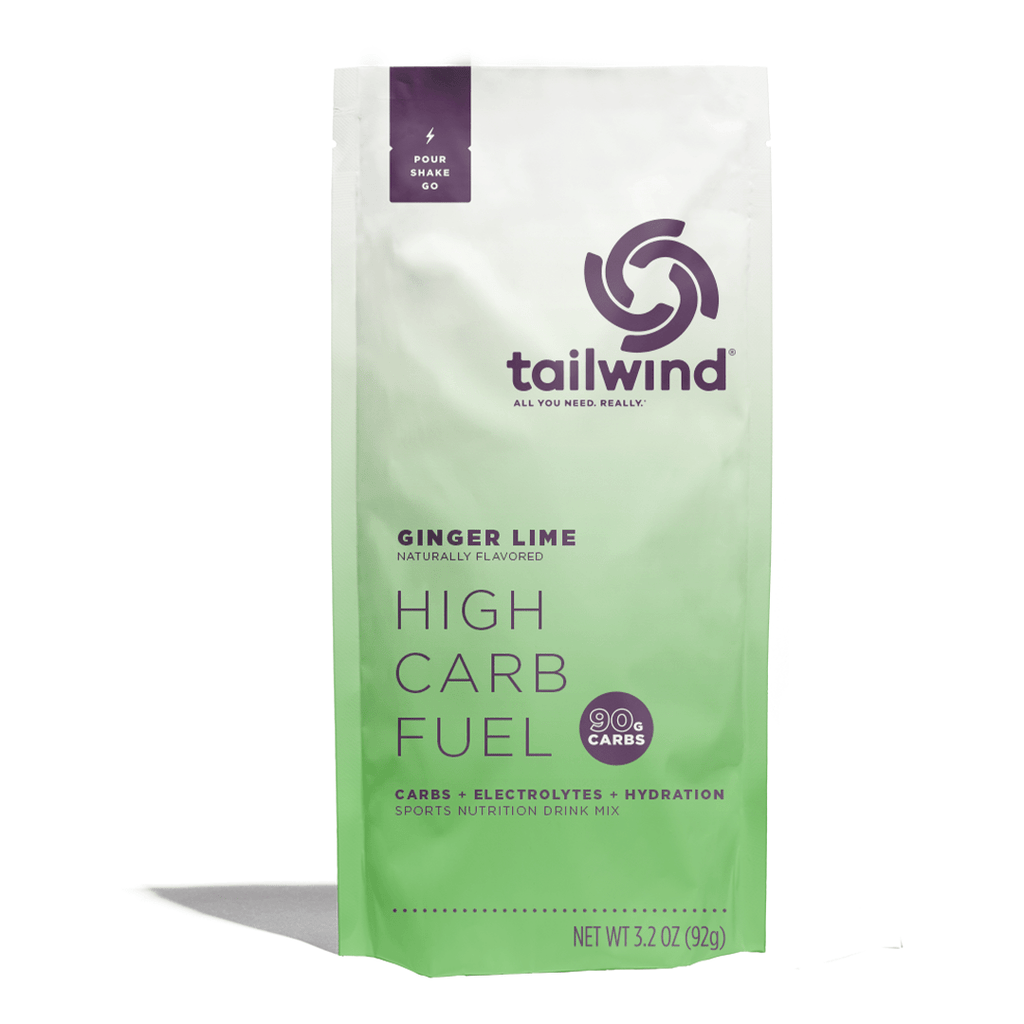 Tailwind Nutrition Energy Drink Single Serve / Ginger Lime High Carb Fuel XMiles