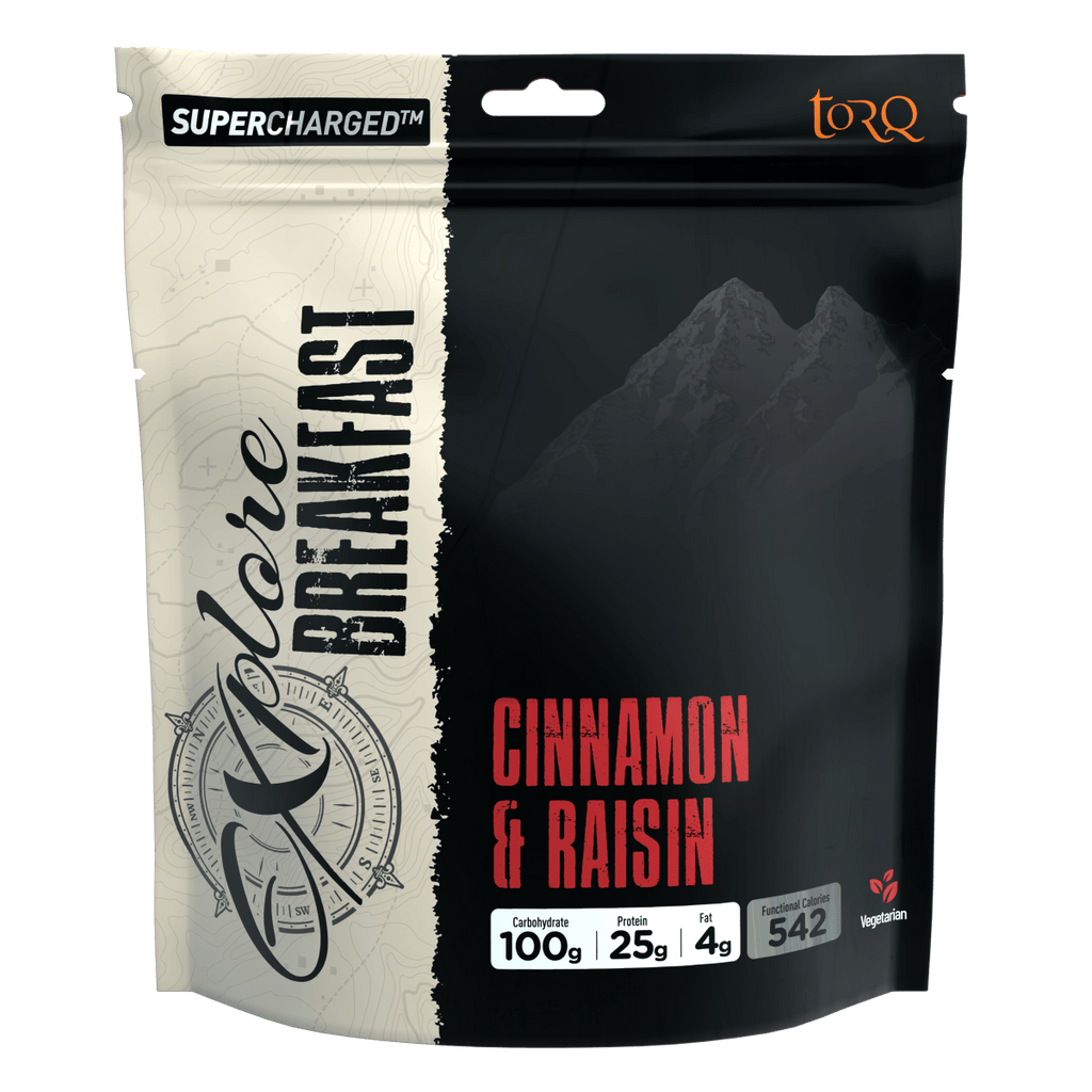Torq Breakfast Single Serve Pouch / Enriched Cinnamon & Raisins Explore Breakfast XMiles