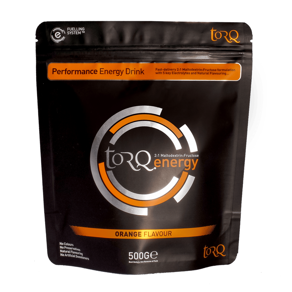 Torq Energy Drink 15 Serving Pouch (500g) / Orange TORQ Energy Drink XMiles