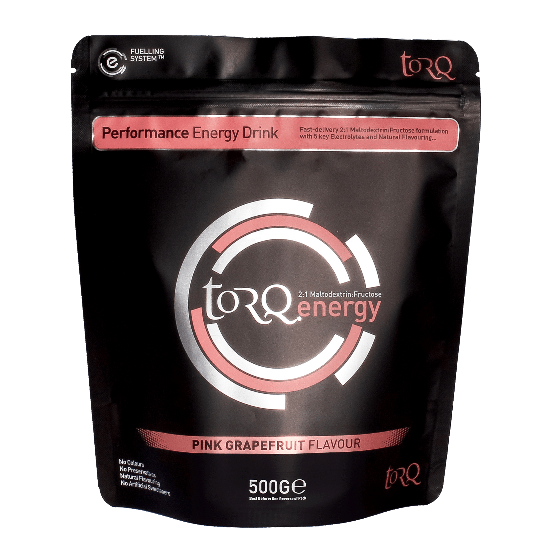 Torq Energy Drink 15 Serving Pouch (500g) / Pink Grapefruit TORQ Energy Drink XMiles