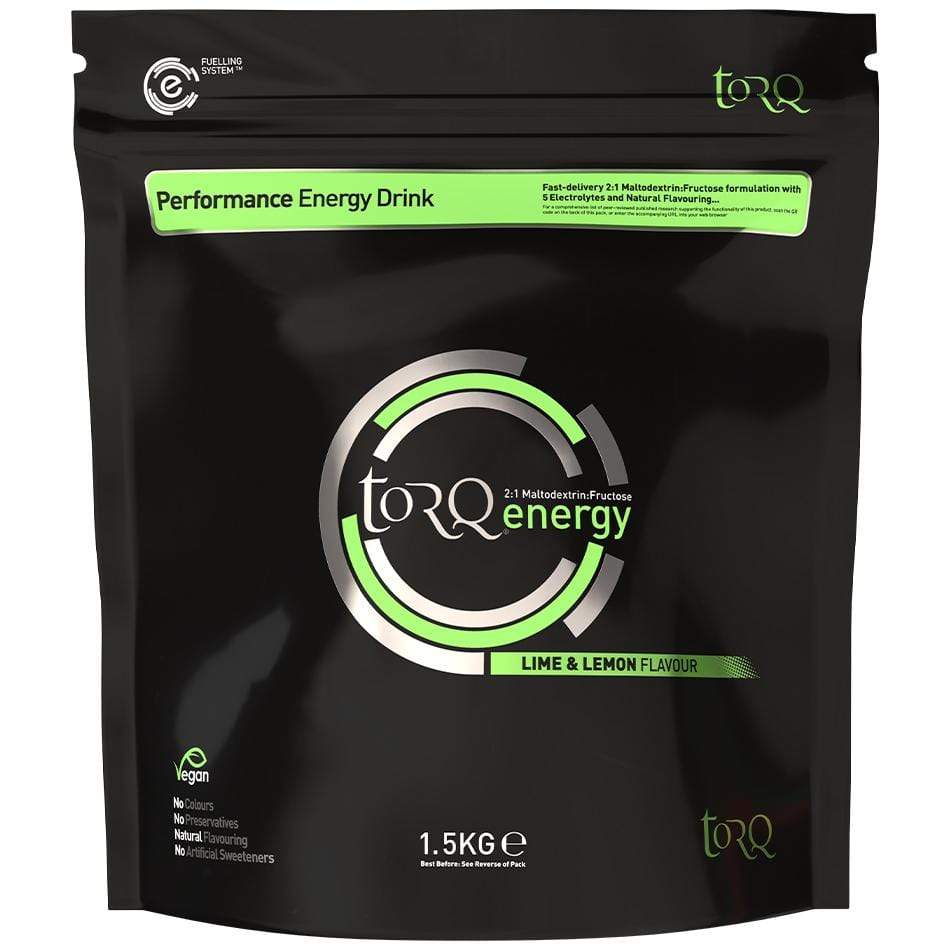Torq Energy Drink 45 Serving Pouch (1.5kg) / Lime and Lemon TORQ Energy Drink XMiles