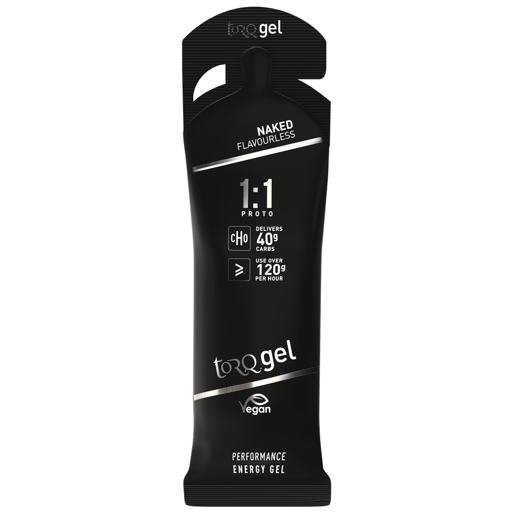 Torq Gels Single Serve / Naked 1:1 Proto Energy Gel XMiles