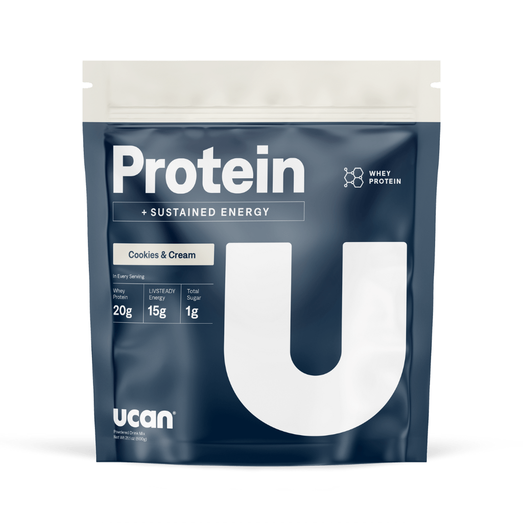 UCAN Protein Drink 12 Serving Pouch (600g) / Cookies and Cream Energy + Protein Powder XMiles