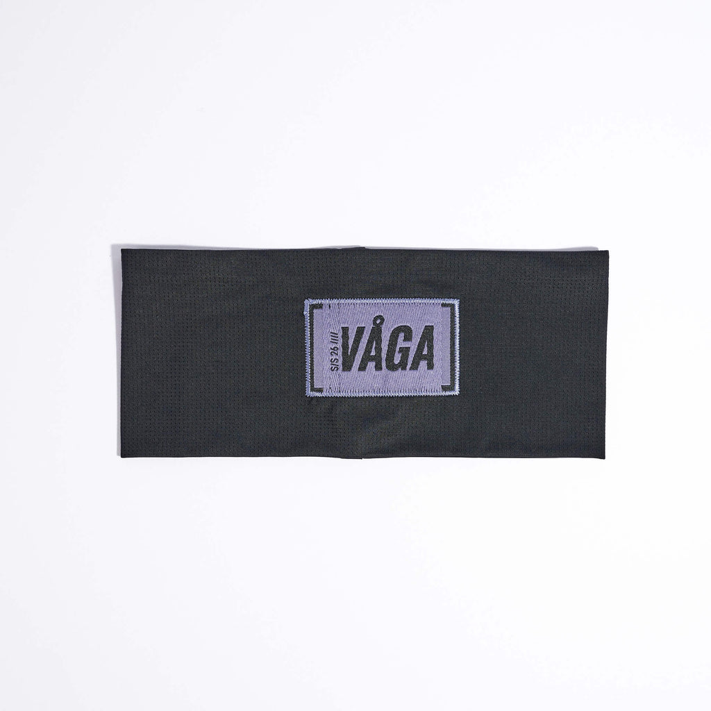 VÅGA Headwear Black Lightweight Mesh Headband XMiles