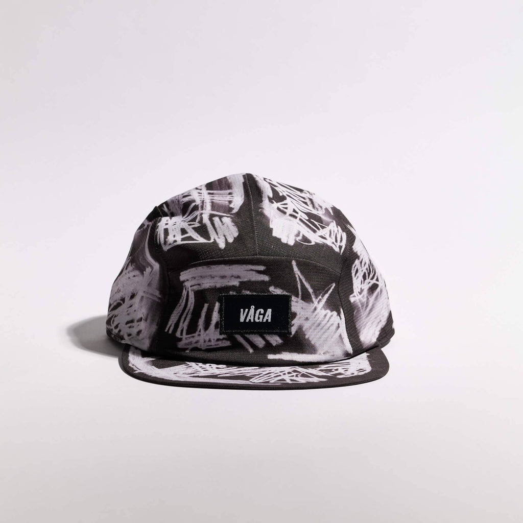 VÅGA Headwear Black / White / S/M Scribble Cap XMiles