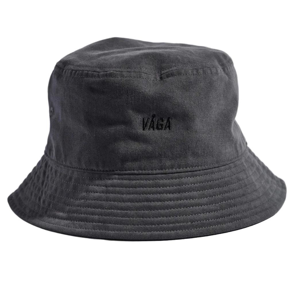 VÅGA Headwear Charcoal / S/M Washed Cotton Bucket Hat XMiles