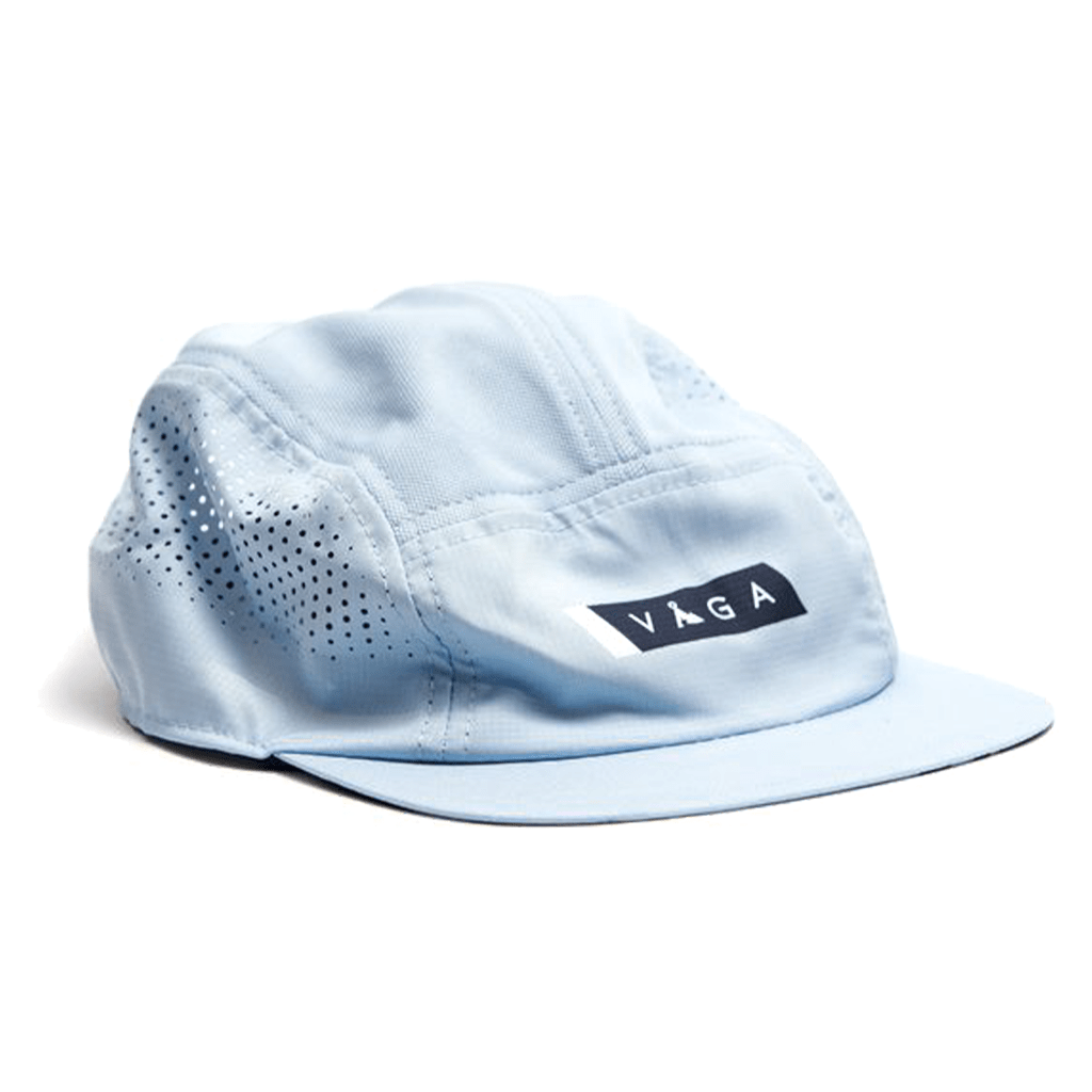 VÅGA Headwear Pastel Blue / Navy Feather Racing Cap XMiles