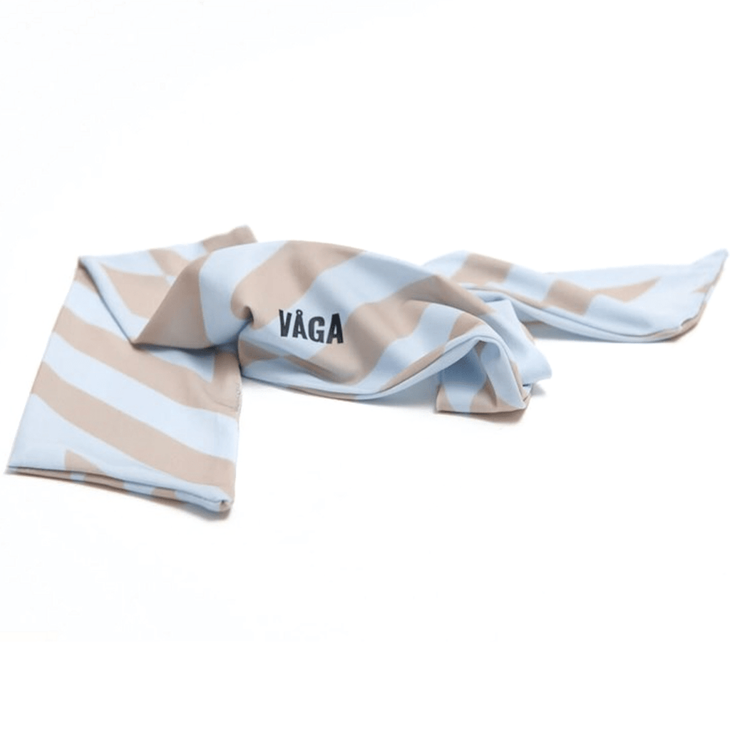 VÅGA Headwear Pastel Blue / Taupe Summer Headband XMiles