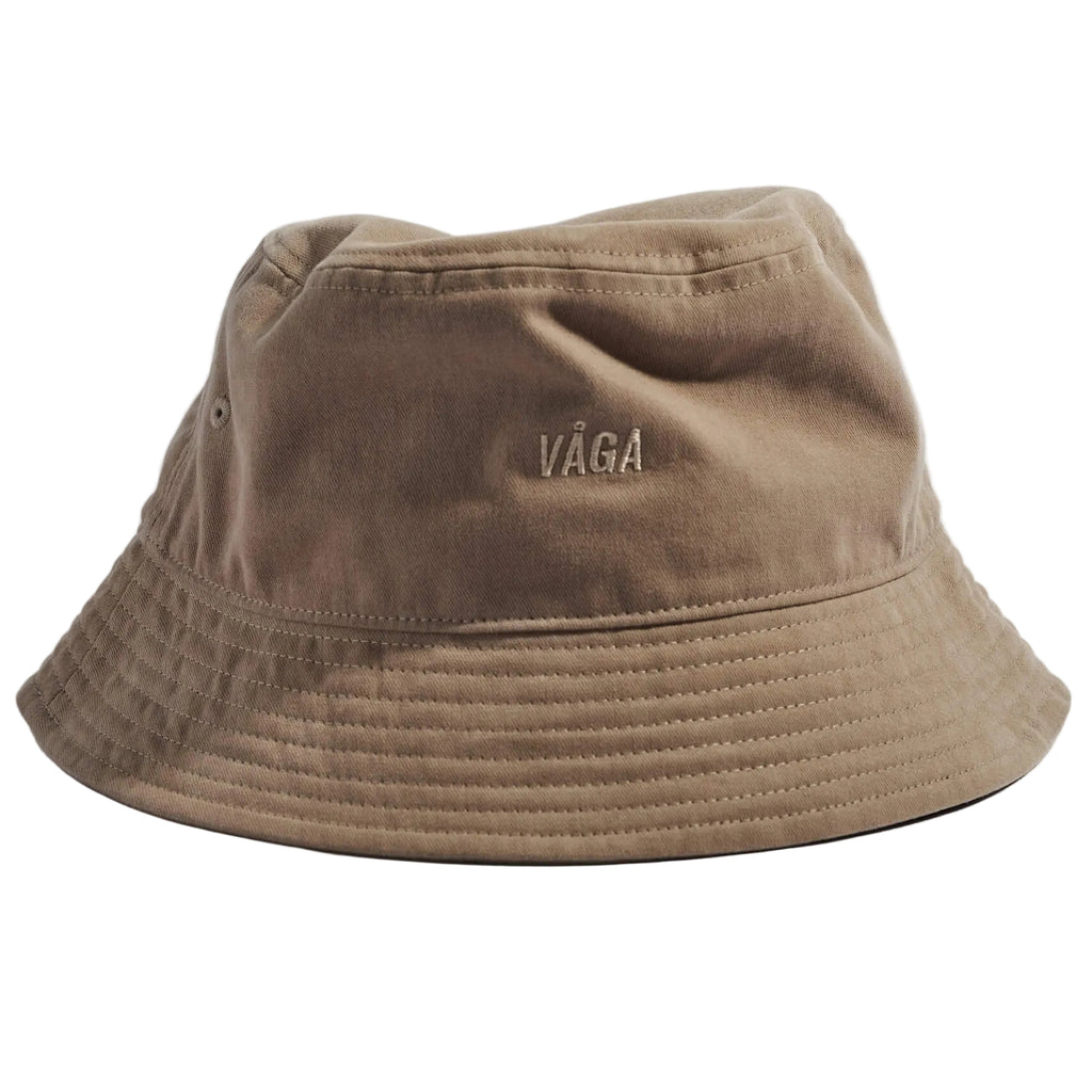VÅGA Headwear Taupe / S/M Washed Cotton Bucket Hat XMiles