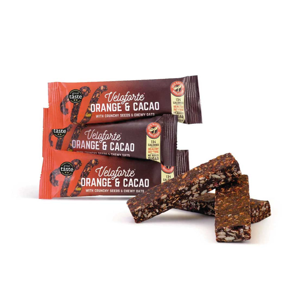 Veloforte Energy Bars Single Serve / Orange & Cacao Wellness Bar XMiles