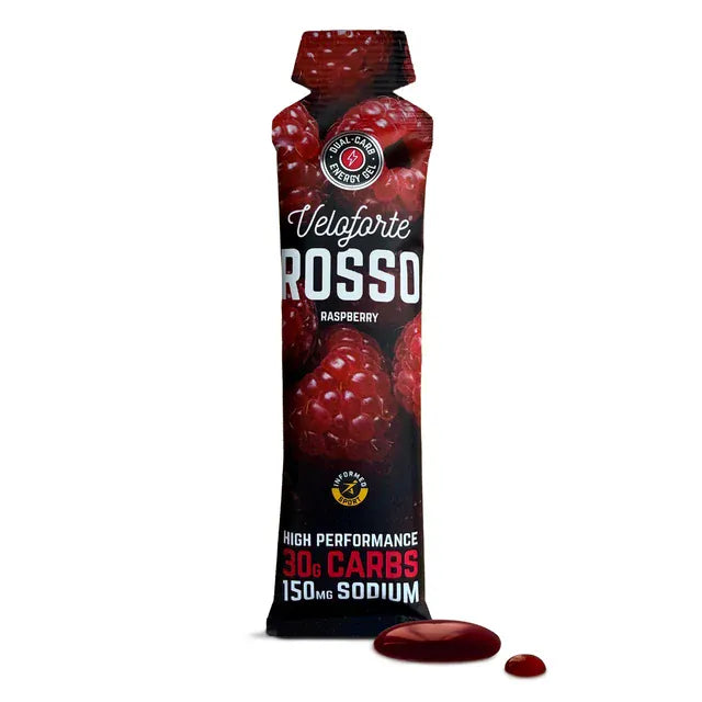 Veloforte Gels Single Serve / Rosso Natural Energy Gels XMiles