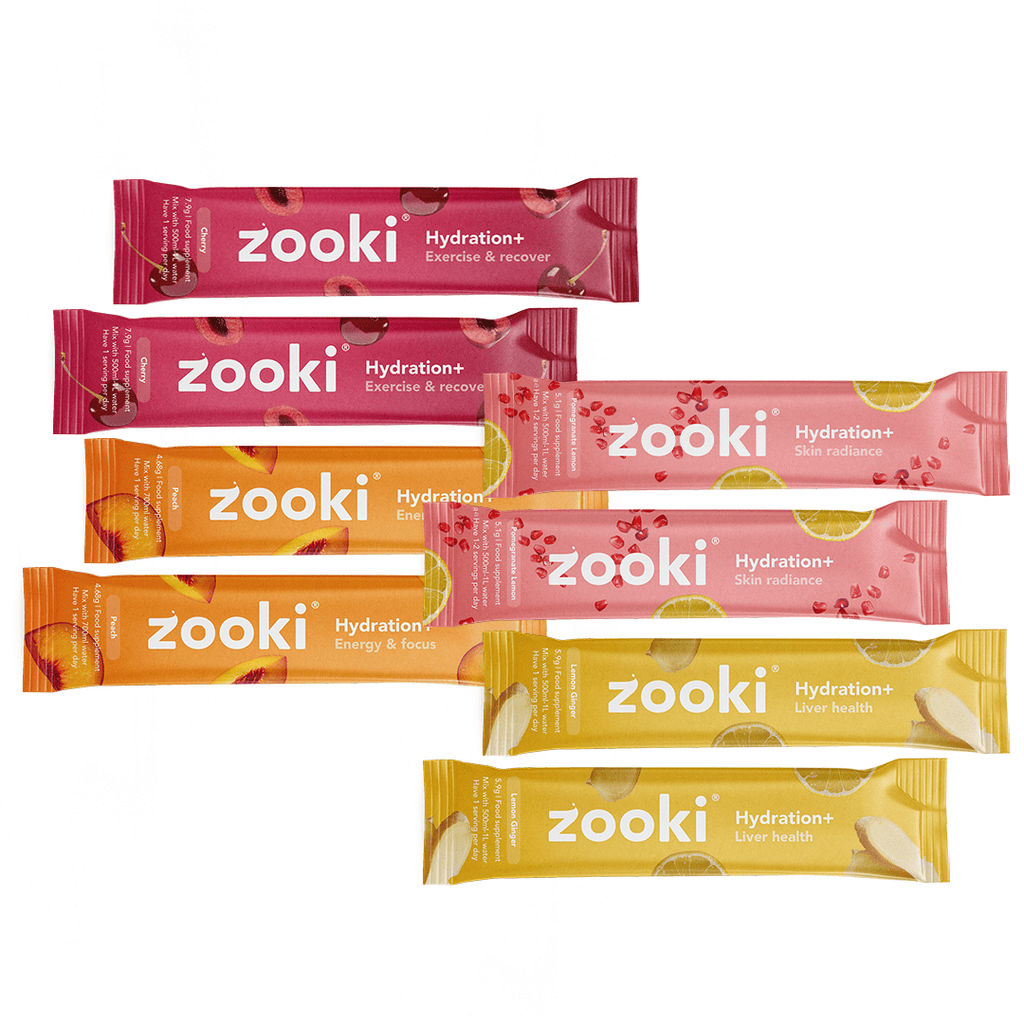 Zooki Electrolyte Drinks Pack of 8 / Mixed Hydration+ XMiles