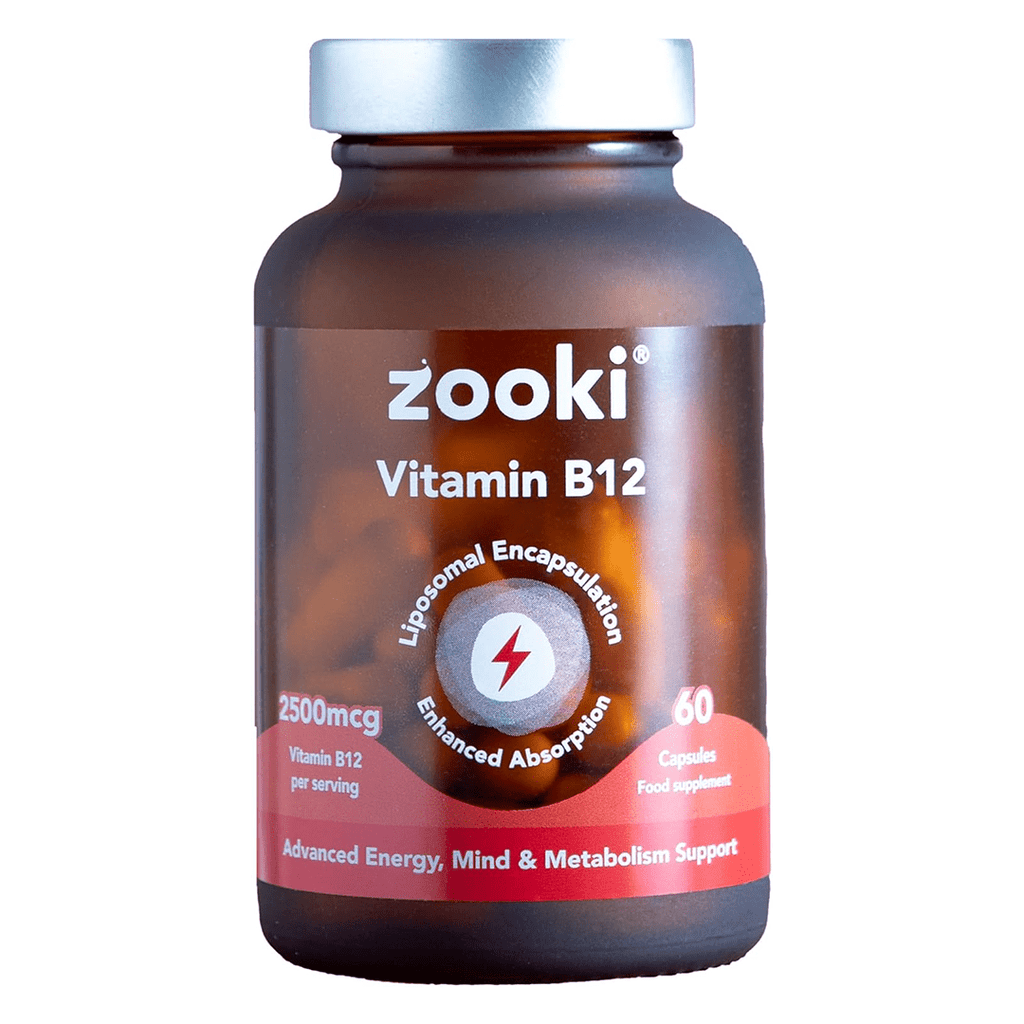 Zooki Supplement 30 Serve Jar Vitamin B12 Capsules XMiles