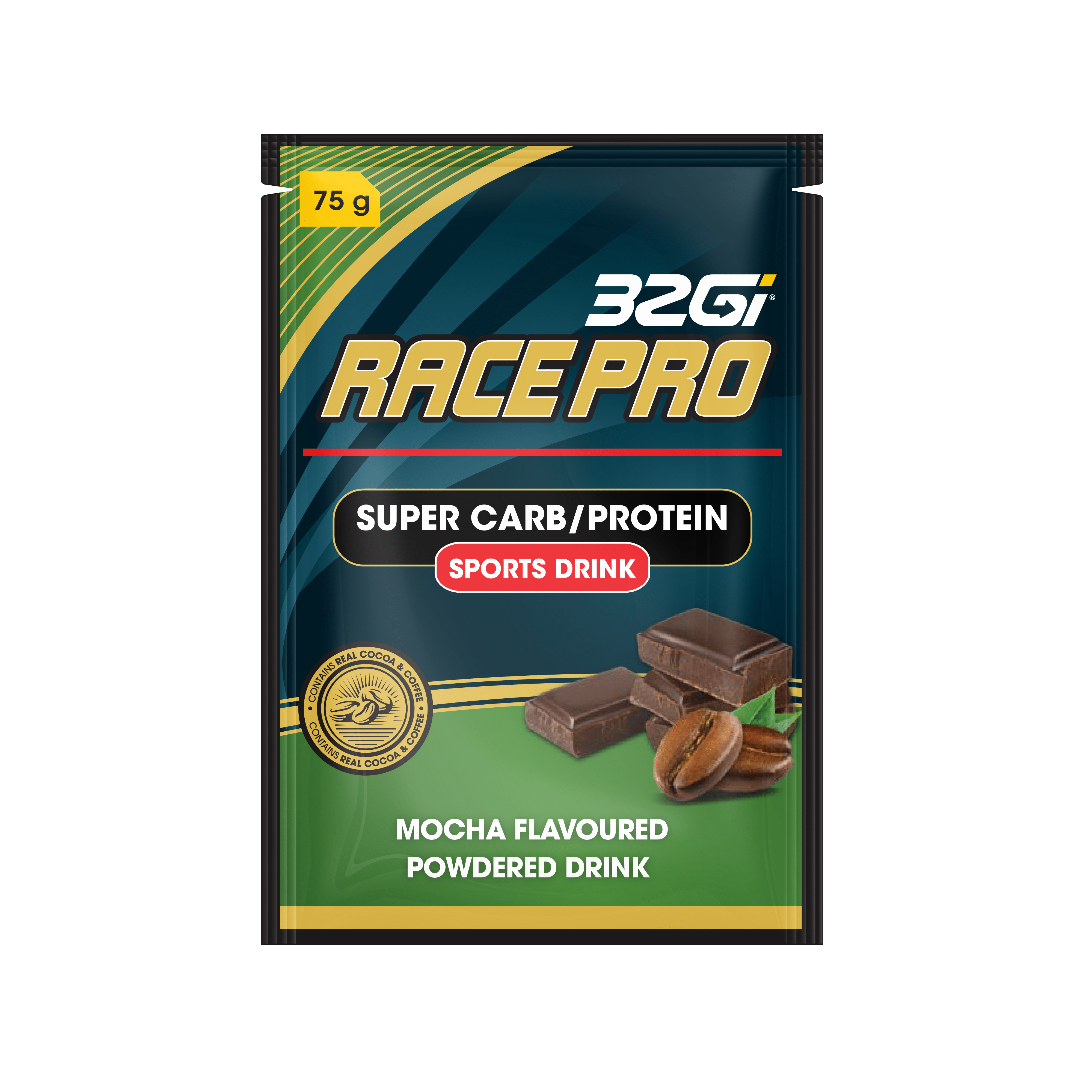 32Gi Energy Drink Mocha Race Pro Sachet (75g) XMiles