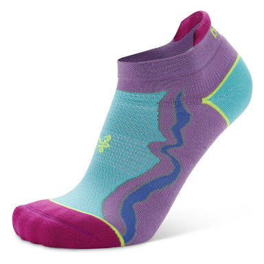 Balega Socks Bright Lilac / Neon Aqua / Small Women’s Enduro No Show Running Socks XMiles