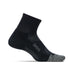 Feetures Socks Black / M Elite Ultra Light Quarter Running Sock XMiles