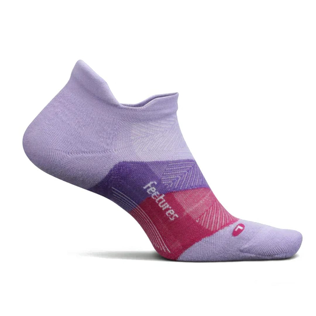 Feetures Socks Lace Up Lavender / S Elite Max Cushion No Show Tab Sock XMiles