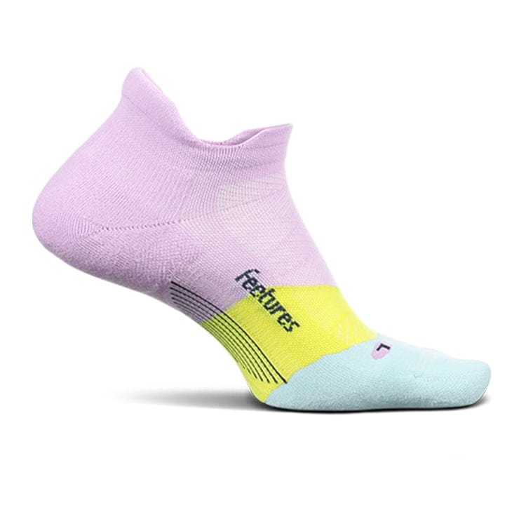 Feetures Socks Purple Orchid / S Elite Max Cushion No Show Tab Sock XMiles
