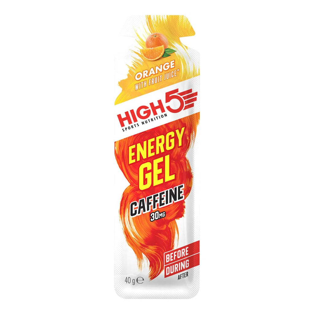 High5 Gels Orange High5 Energy Gel w/ Caffeine (40g) XMiles